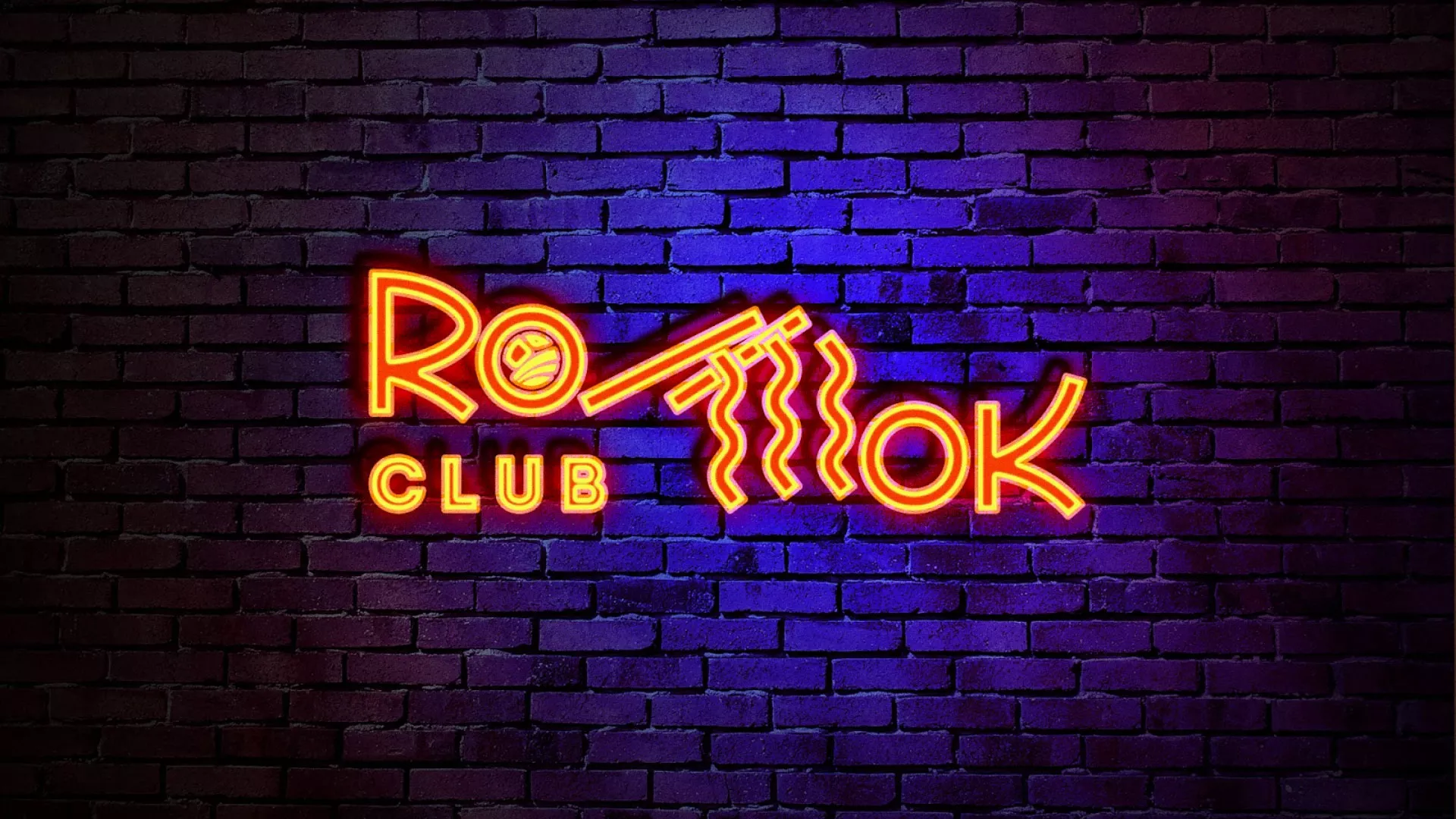 Разработка интерьерной вывески суши-бара «Roll Wok Club» в Покровске