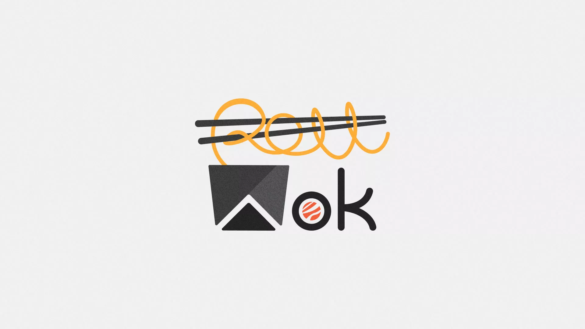 Разработка логотипа в Покровске для суши-бара «Roll Wok Club» Разработка логотипа в Покровске для суши-бара «Roll Wok Club»